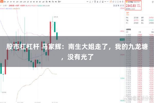 股市杠杠杆 马家辉：南生大姐走了，我的九龙塘，没有光了
